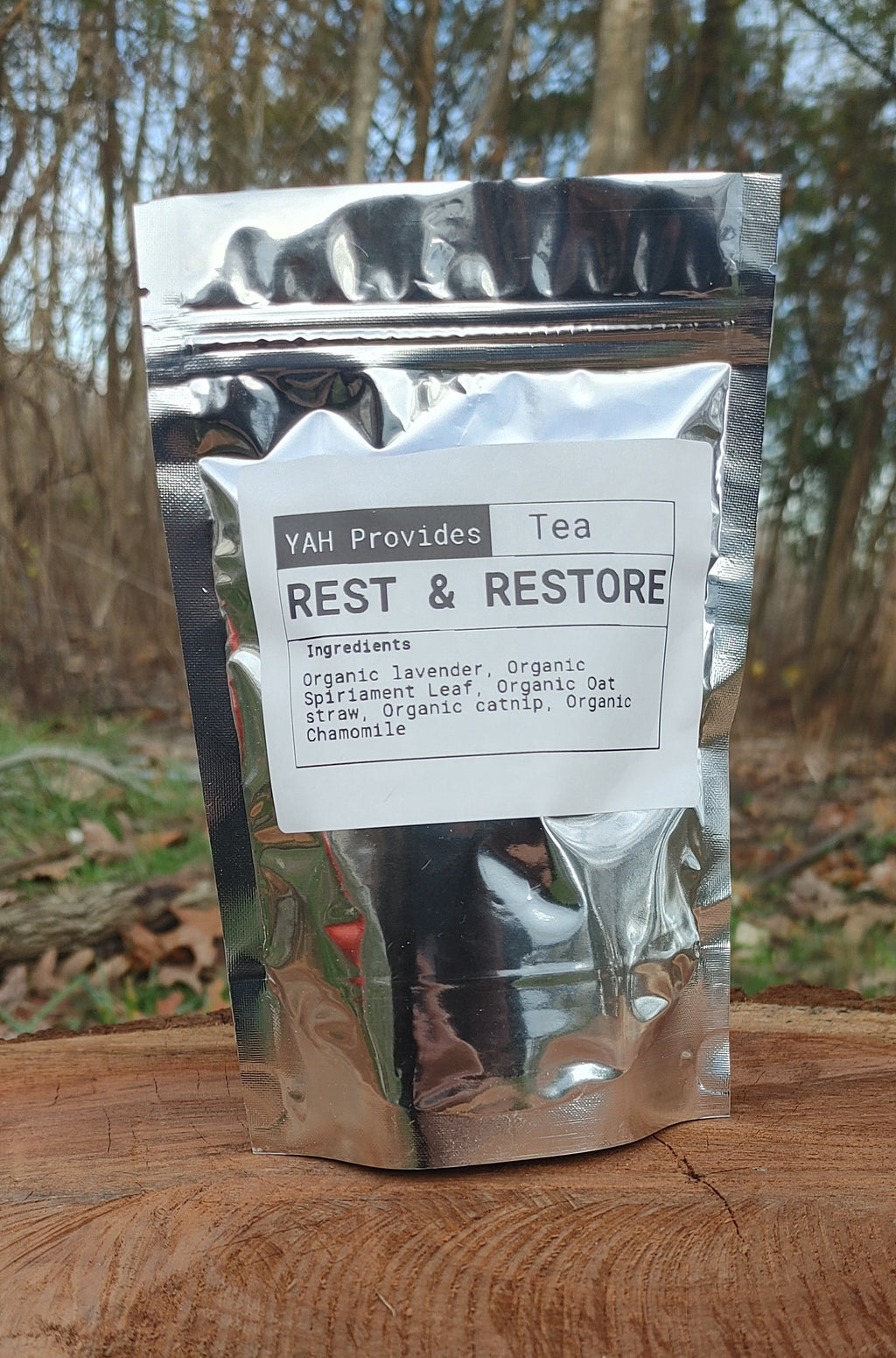 “rest and restore herbal tea blend organic chamomile lavender”

“calming herbal tea for stress relief and sleep support”

“organic spearmint chamomile lavender oatstraw catnip tea blend”

“caffeine free handmade herbal tea blend”